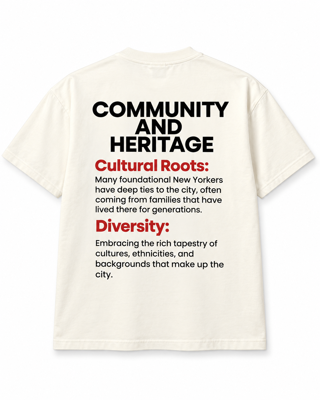 Foundational New Yorker — Community & Heritage Tee